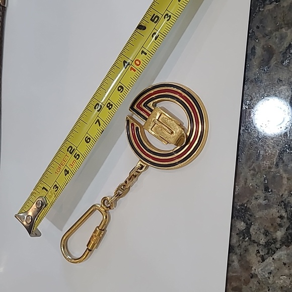 GUCCI~VERY RARE KEY CHAIN BAG CHARM ENAMEL-VINTAGE - Picture 11 of 11